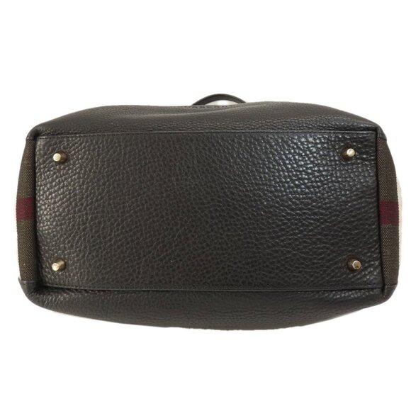 BURBERRY Leather Tote Bag - Picture 4 of 11